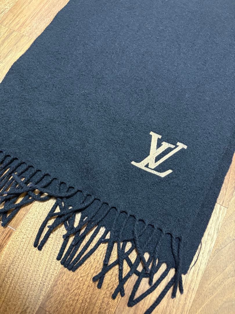 LOUIS VUITTON ルイヴィトン エシャルプジュラム カシミヤマフラー