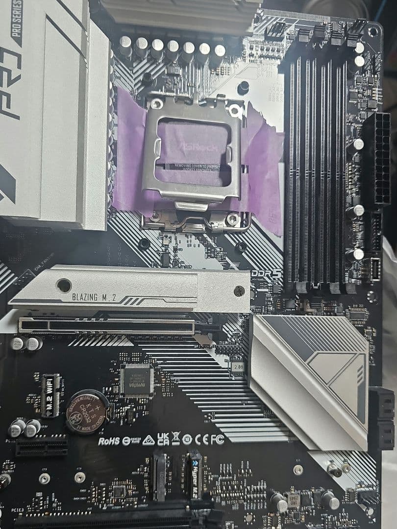ASRock B650 Pro RS AM5 DDR5 ATXマザボ 動作品