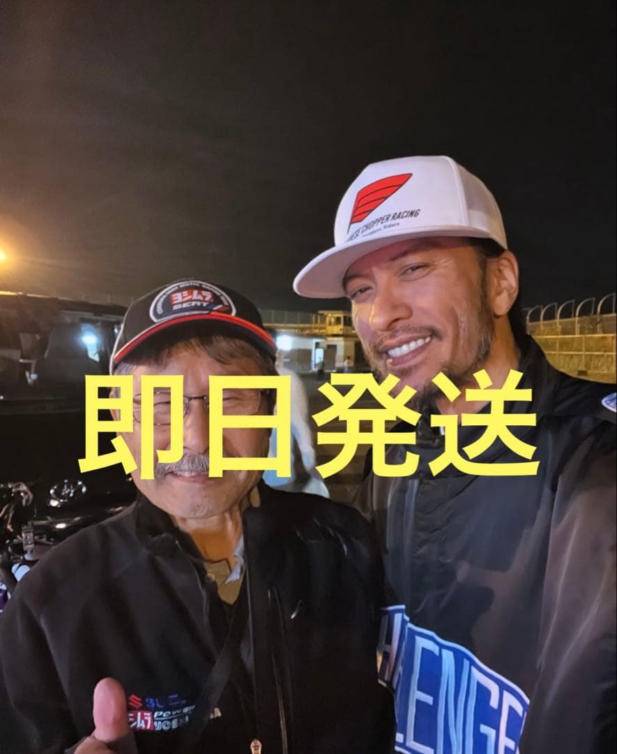 長瀬智也　私物　ジャパニーズ　チョッパー　レーシング　キャップ　ホワイト