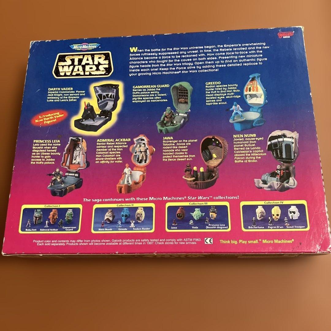スターウォーズ　マイクロマシーンズ　フィギュアヘッドボックスセット　7個セット