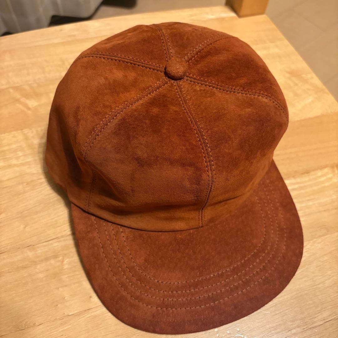 80s LL BEAN suede cap Msize USA製 エルエルビーン