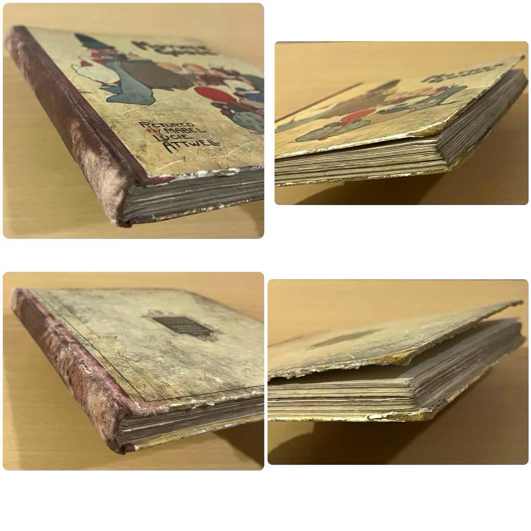 No.453希少 アンティーク 古書 洋書 絵本 児童書 イギリス 童謡集