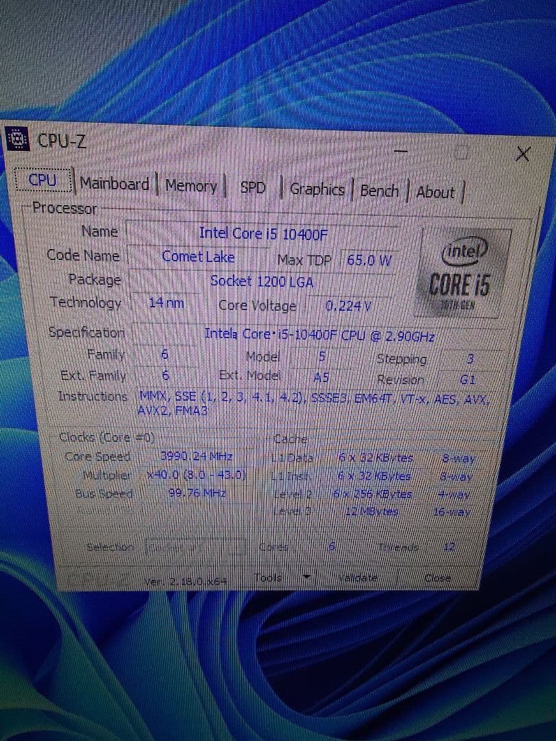 core i5 10400F【動作確認済】