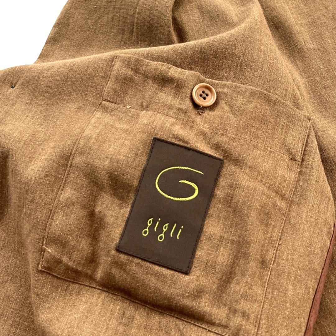 【Vintage】Romeo Gigli リネンジャケット 48 ロメオ・ジリ