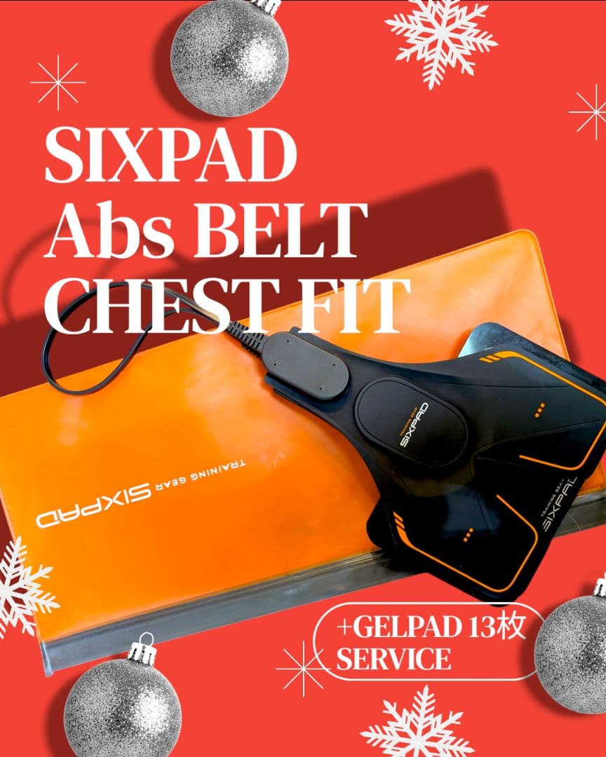 エクササイズグッズ SIXPAD Abs Belt CHEST fit set