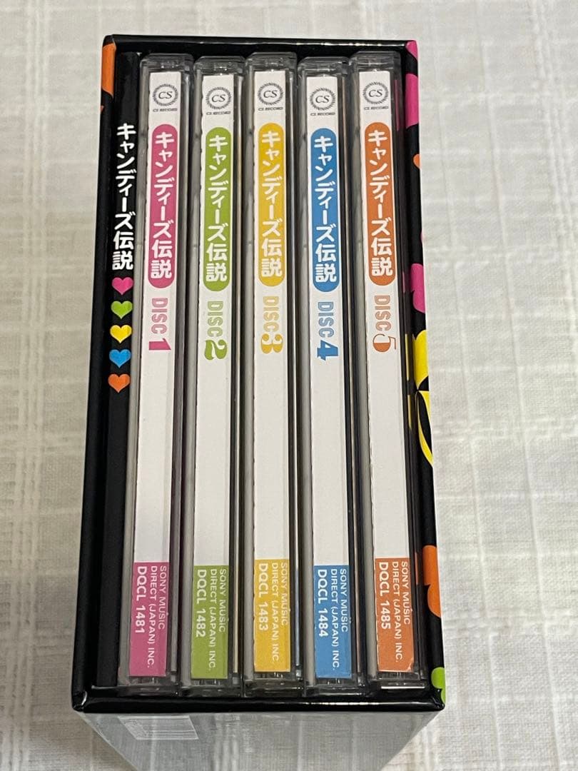 キャンディーズ伝説　5枚組　CD-BOX