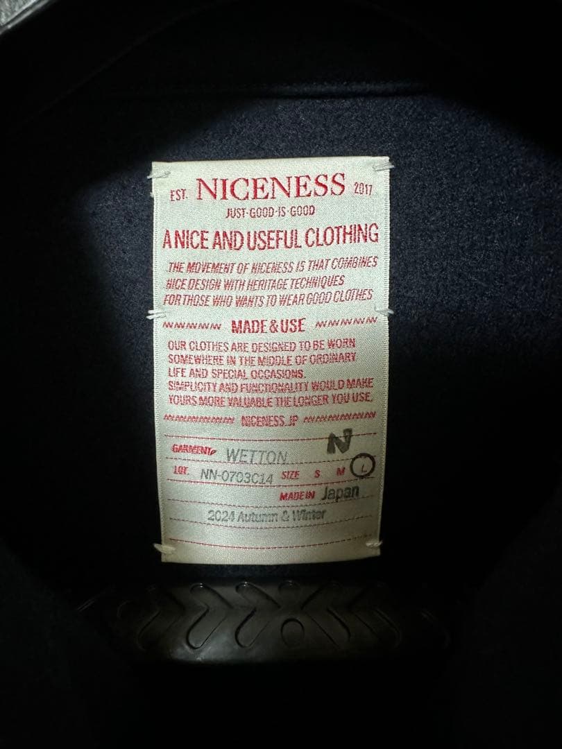 NICENESS ナイスネス　WETTON L 24AW