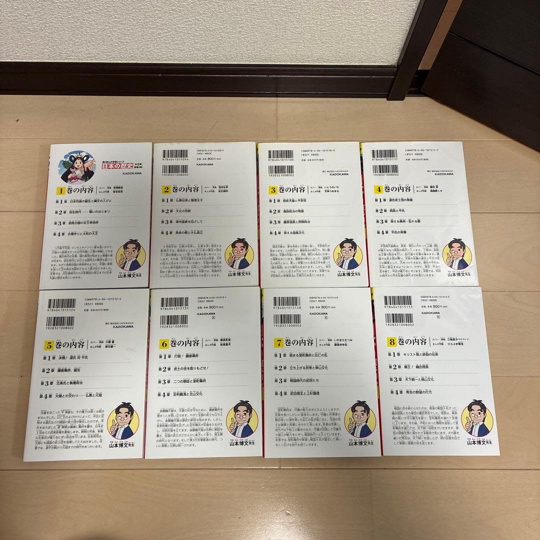 角川まんが学習シリーズ　日本の歴史 1〜15巻セット