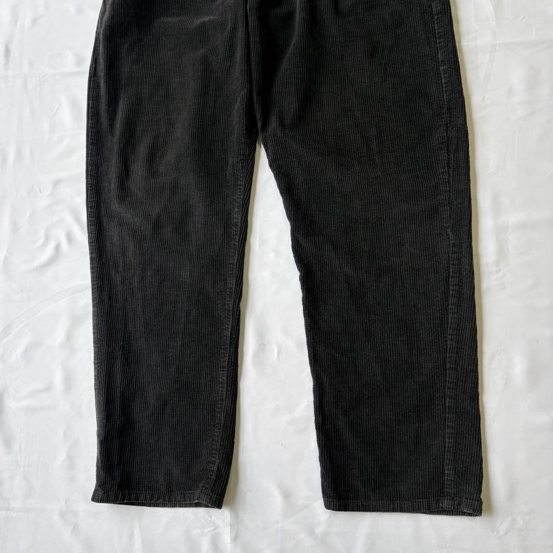 90’s USA製 OLD STUSSY ブラック コーデュロイ パンツ 36