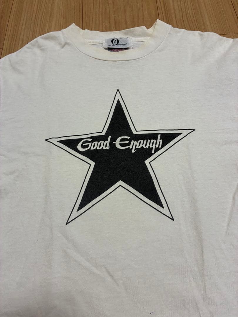 ト*ス様 Mサイズ　Good Enough スターTシャツ 白　グッドイナフ　初