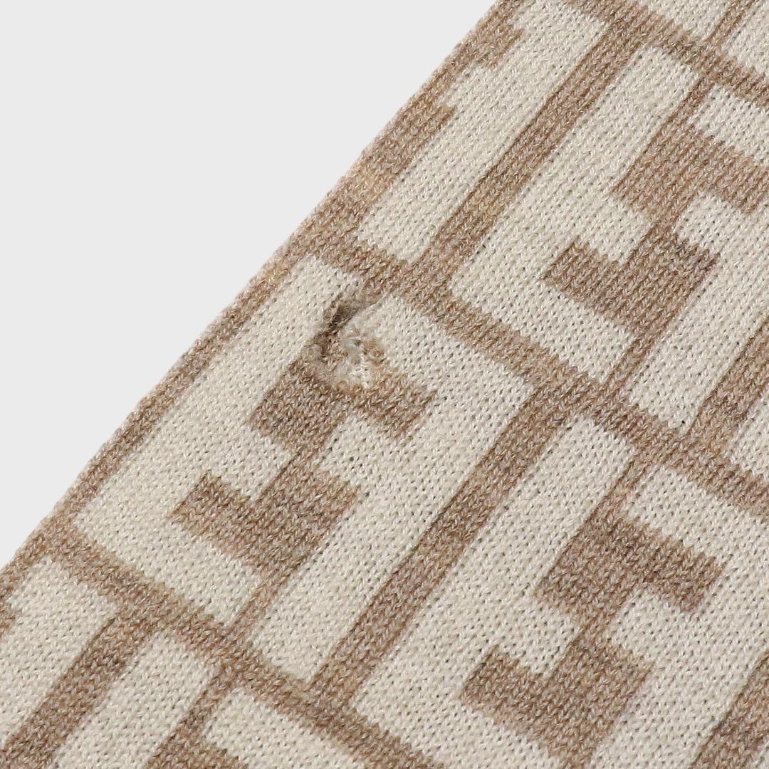 未使用★FENDI★FFロゴ マフラー★ズッカ柄★リバーシブル★総柄★男女兼用