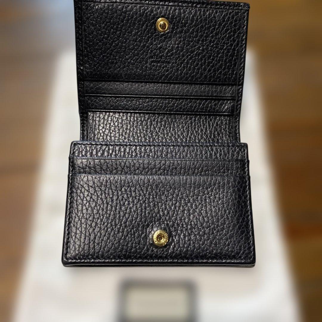 ✨極美品✨グッチ GG マーモント 二つ折り 財布 シリアルNO456126