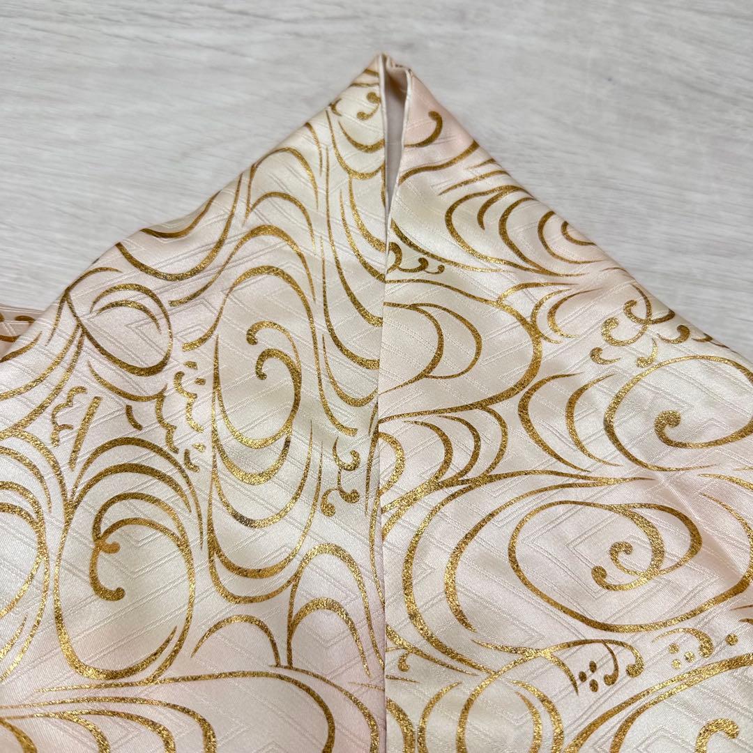 k*o様 振袖 裄66 トールサイズ 染めに豪華刺繍 着物 正絹 広衿 RK-6