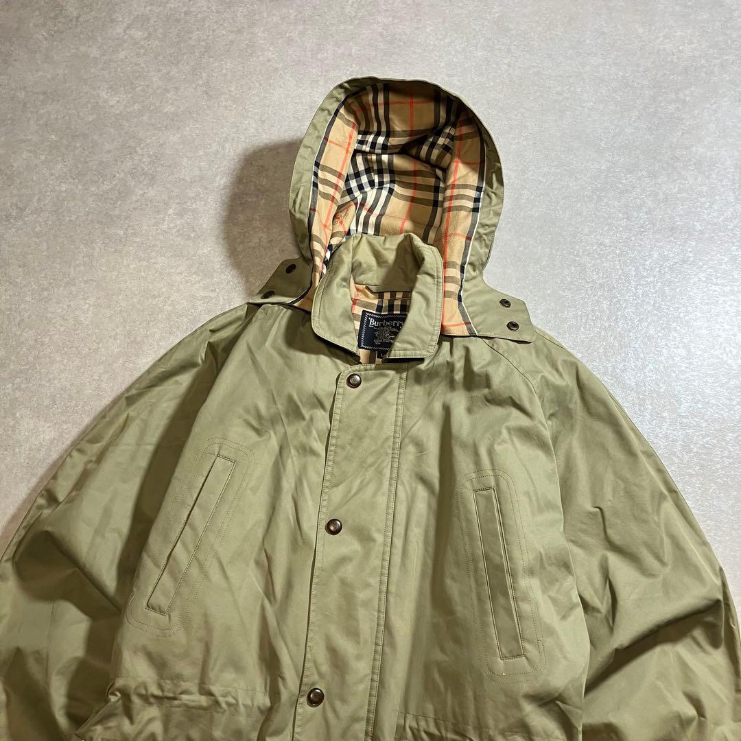 BURBERRY バーバリー モッズコート ダウンライナー ノバチェック カーキ