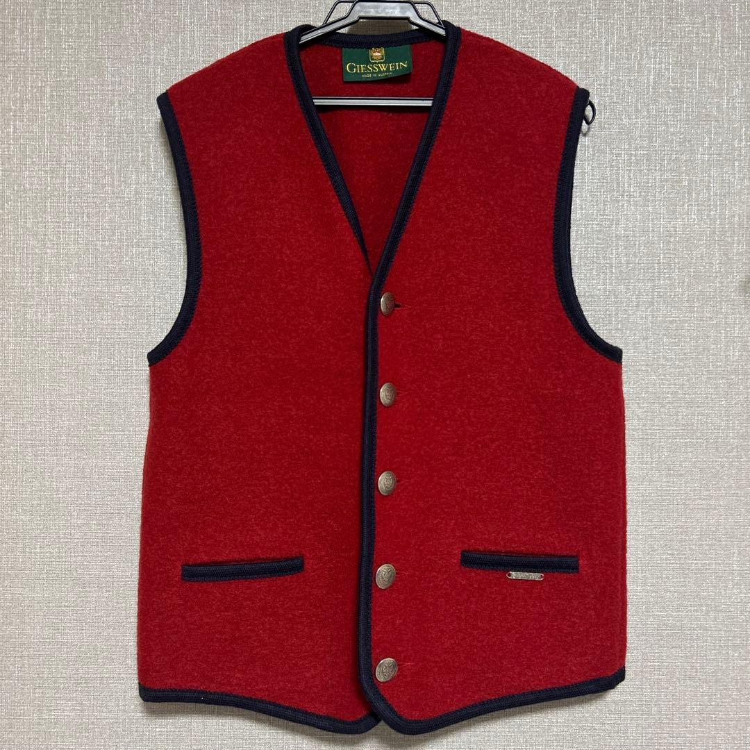 希少！美品！ヴィンテージチロリアンベスト　GIESSWEIN ギースヴァイン
