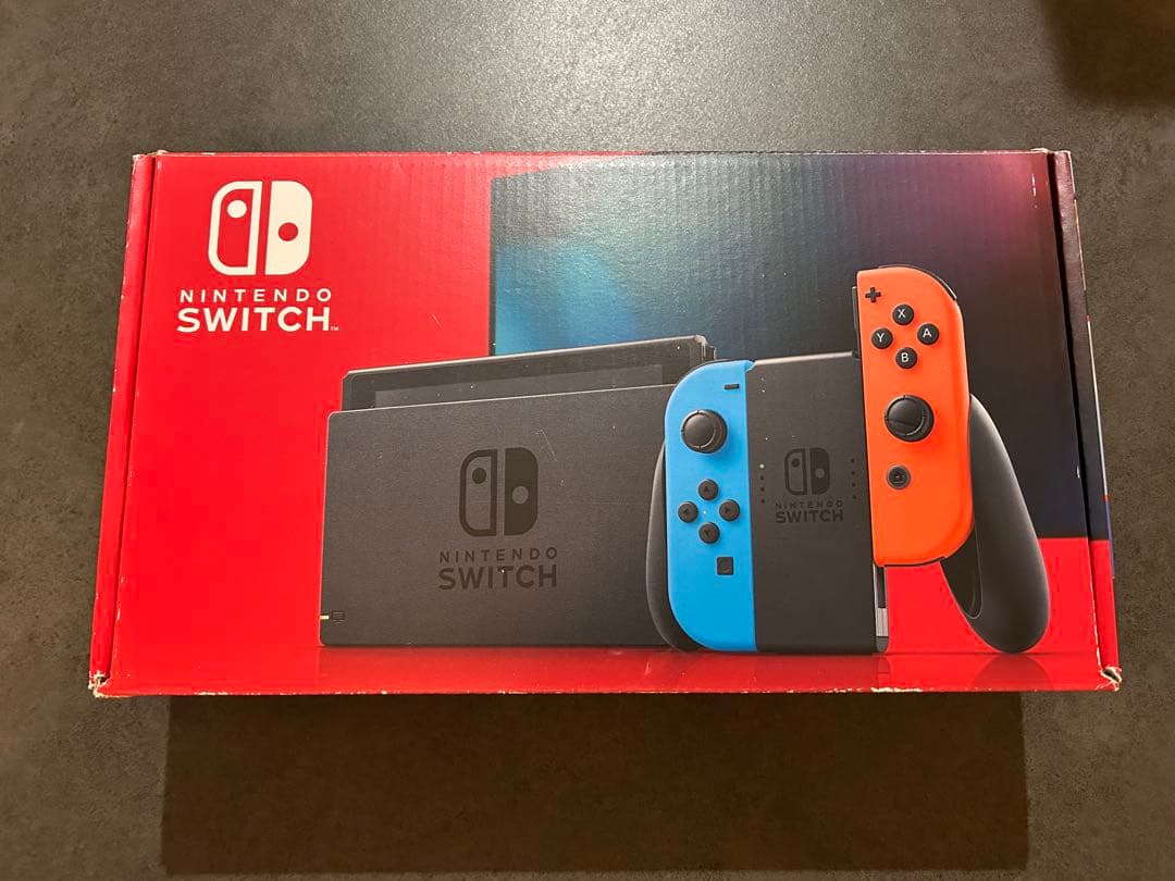 【美品】Nintendo Switch 本体 青/オレンジジョイコン