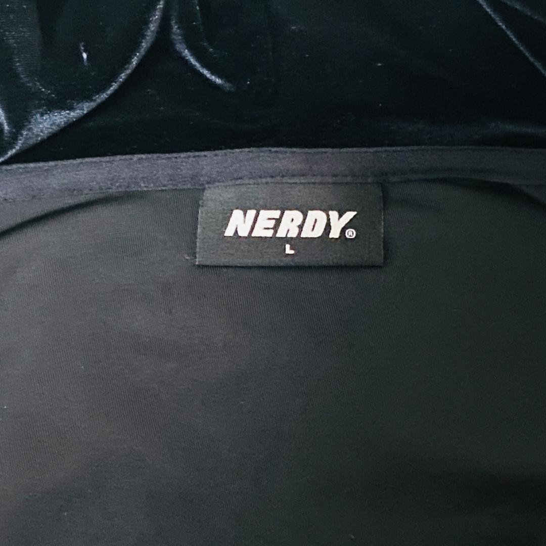 未使用級 ノルディ NERDY ベロア L トラックジャケット