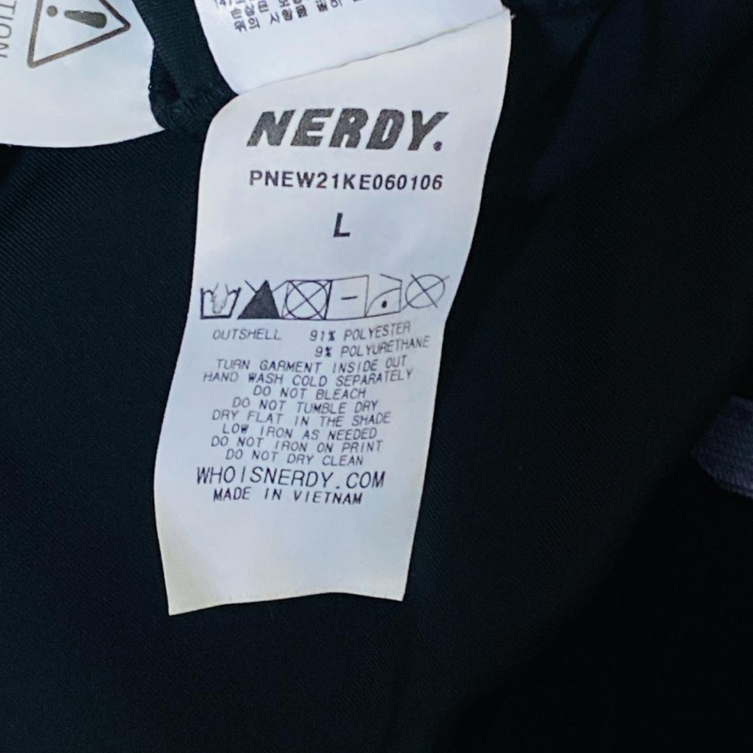 未使用級 ノルディ NERDY ベロア L トラックジャケット