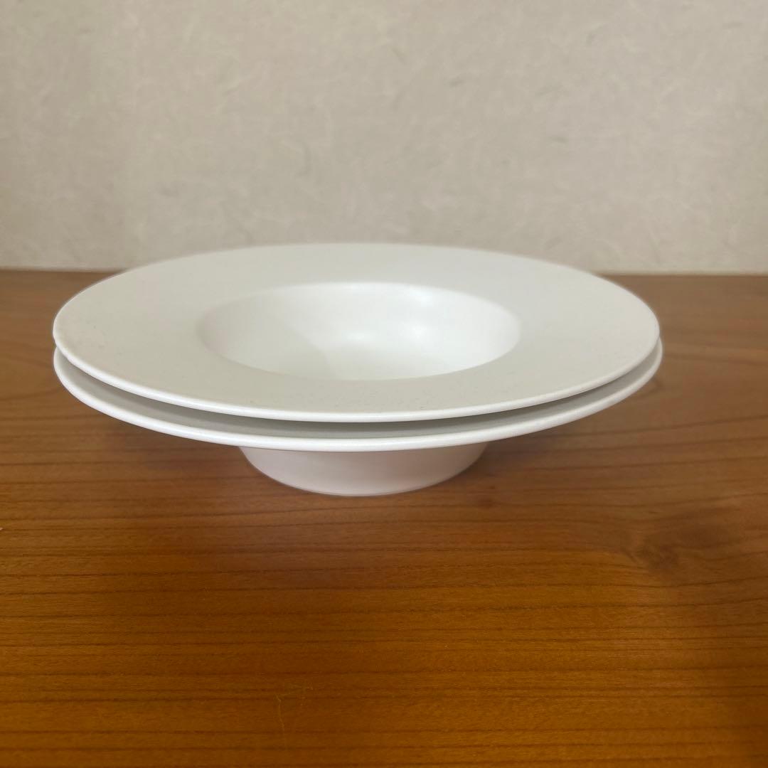 【美品】濱岡健太郎　リムスープ皿　24cm 2点セット