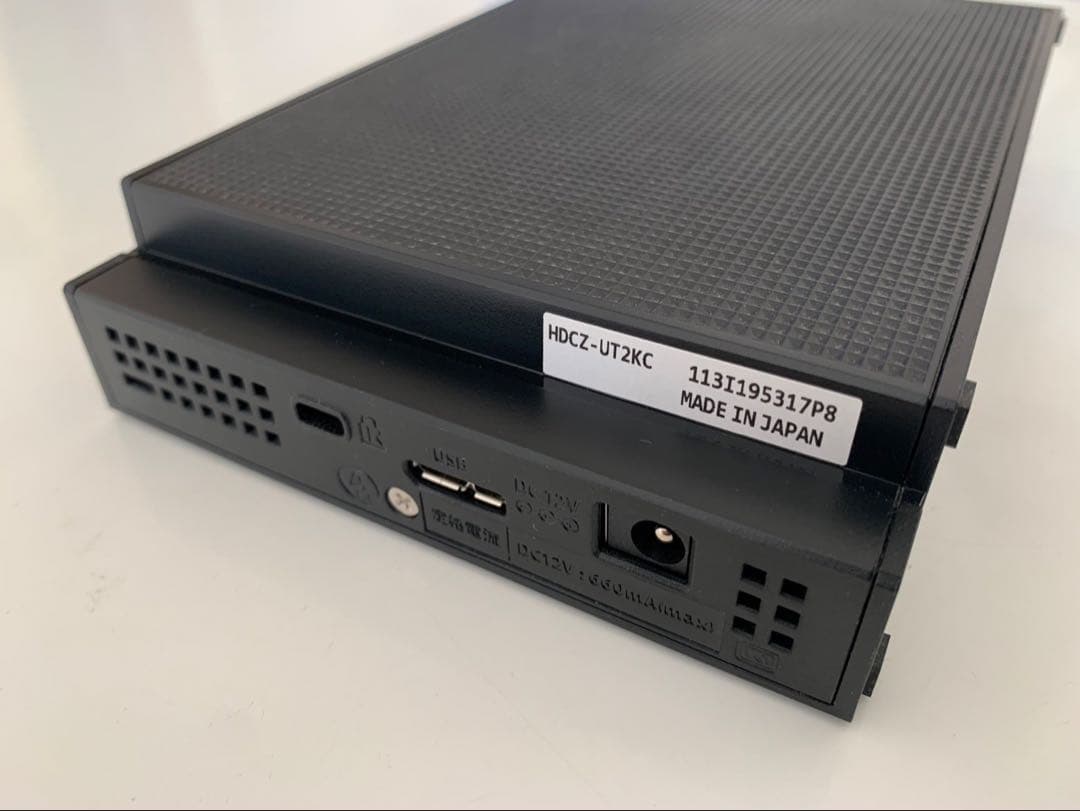 I-O DATA 2TB 外付けハードディスク