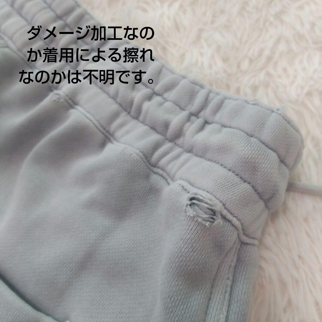 AMOMENTO アモーメント デニムスウェットパンツ グレー S