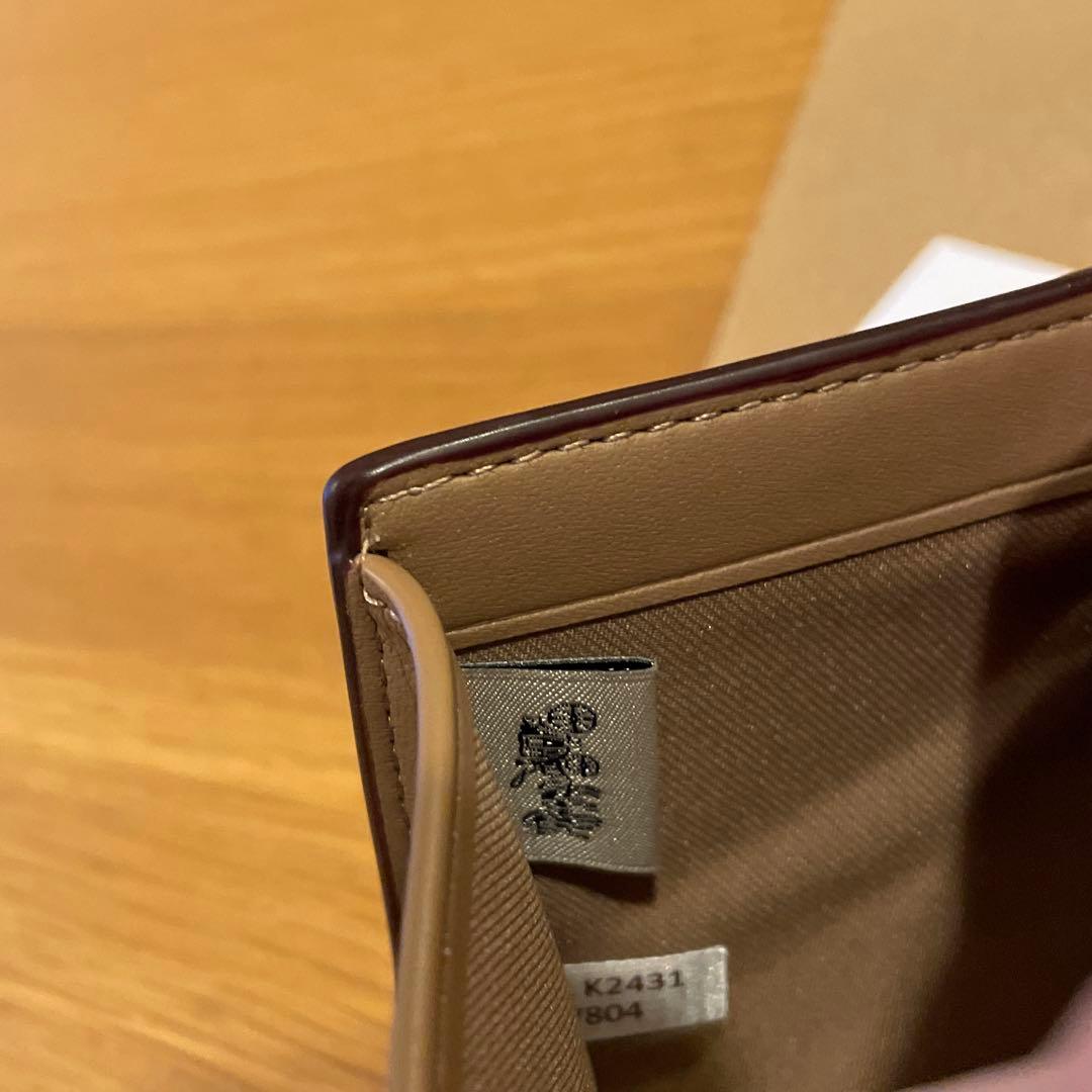 新品COACH☆コーチ 財布 折り財布　3つ折り財布 ベージュ
