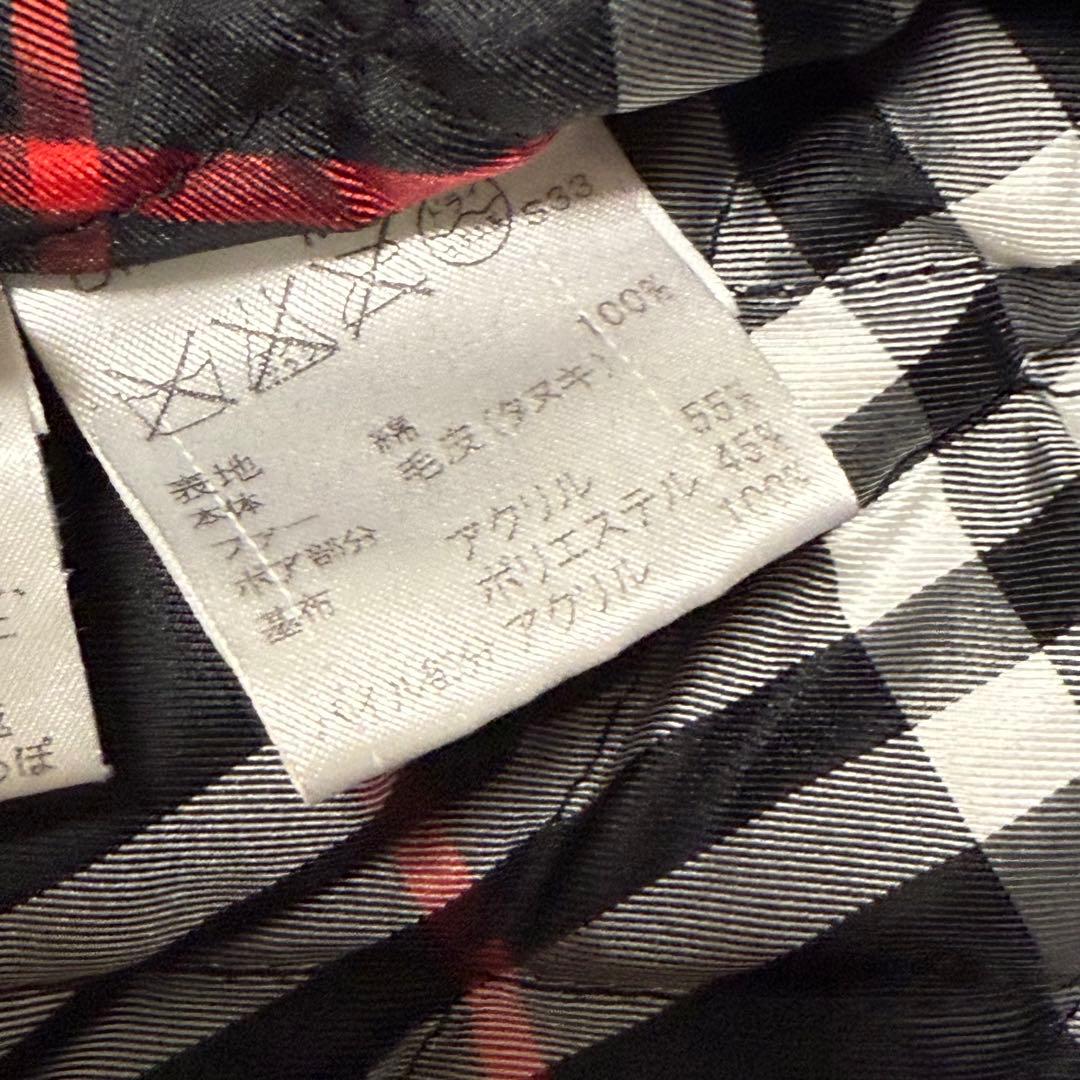 y2k BURBERRY BLACK LABEL ミニタリー　モッズ コート