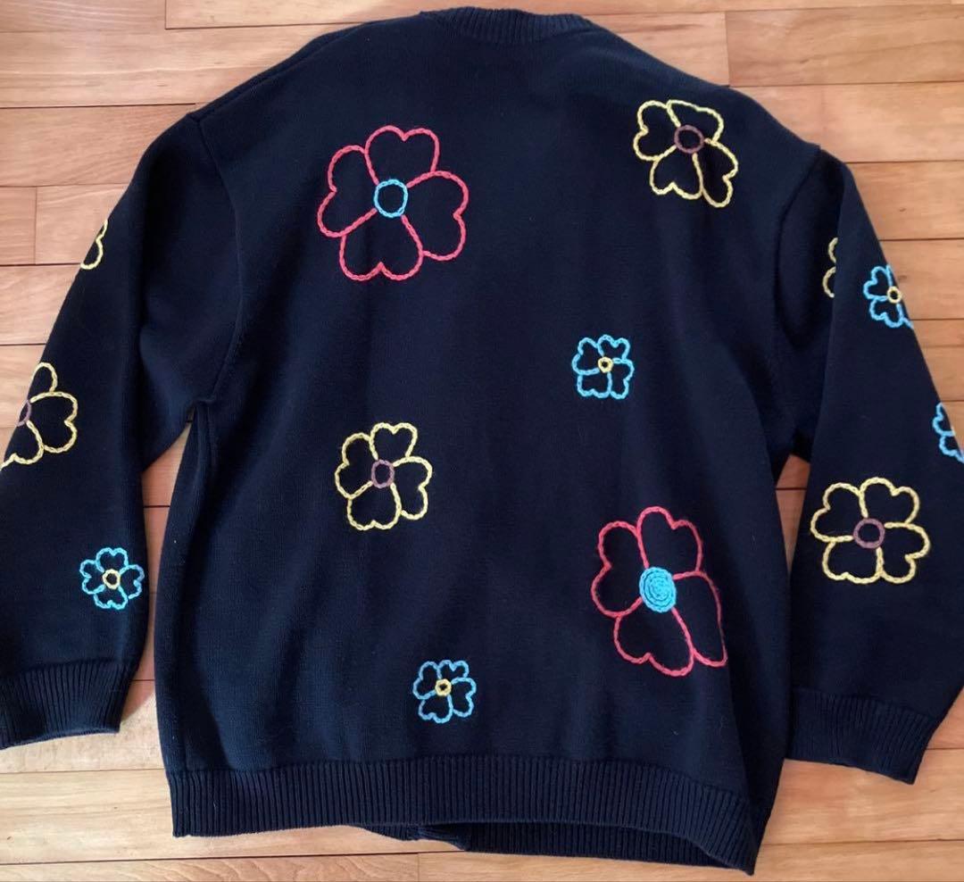Chah Chah 花柄刺繍 カーディガン