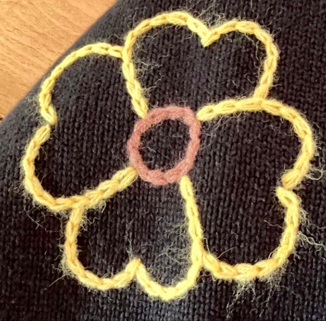 Chah Chah 花柄刺繍 カーディガン