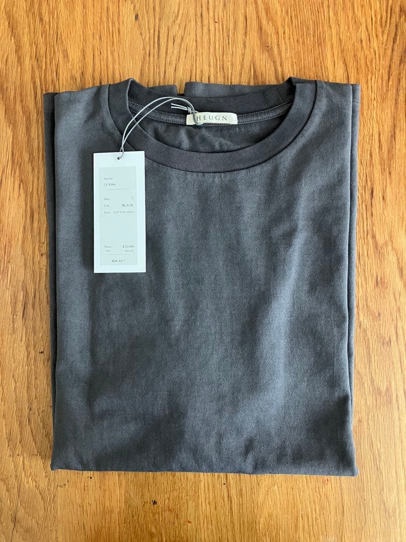 週末限定｜HEUGN ユーゲン｜Joel CUT006｜Tシャツ｜ブラック｜3