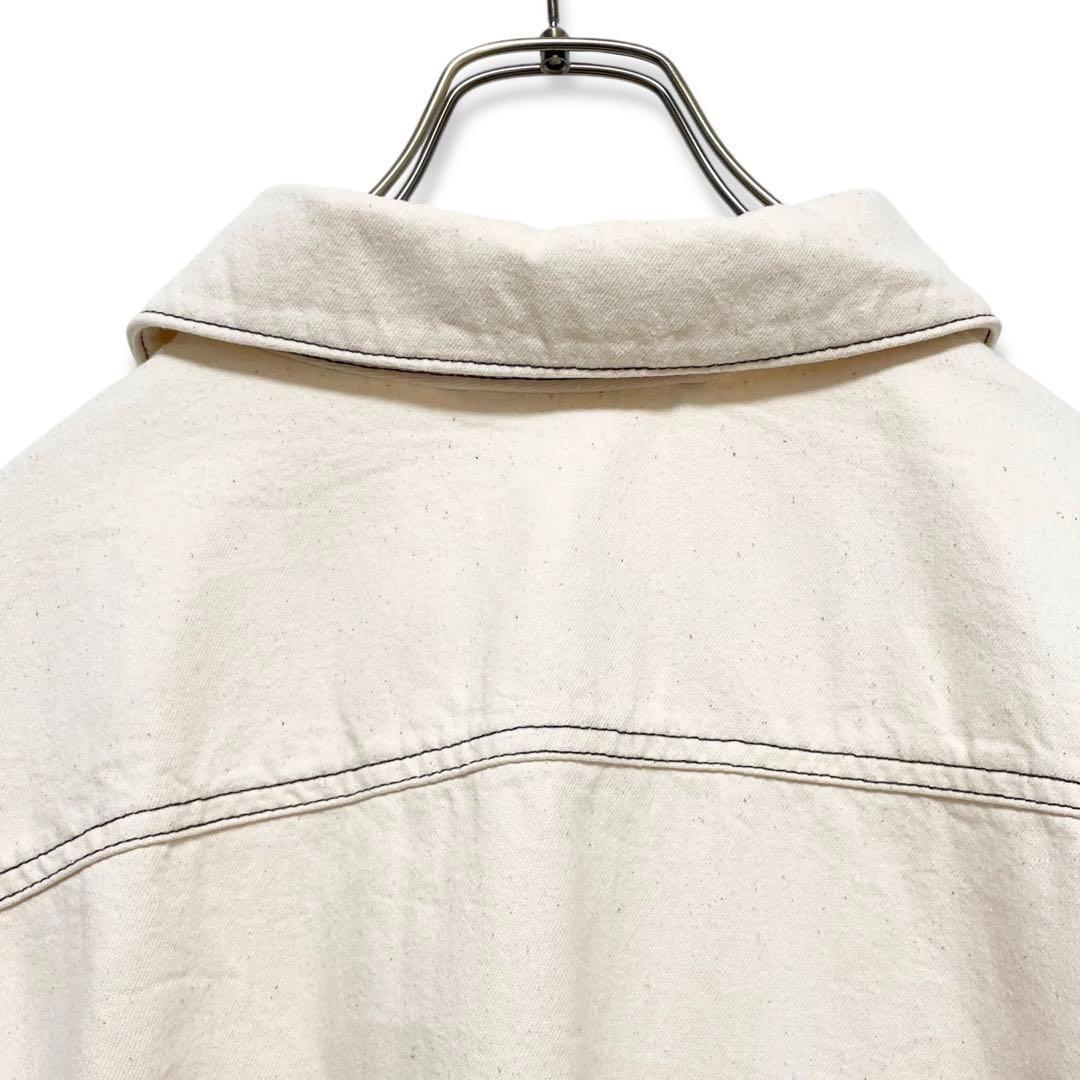 美品 ADAM ET ROPE' ステッチワークミリタリージャケット シンプル