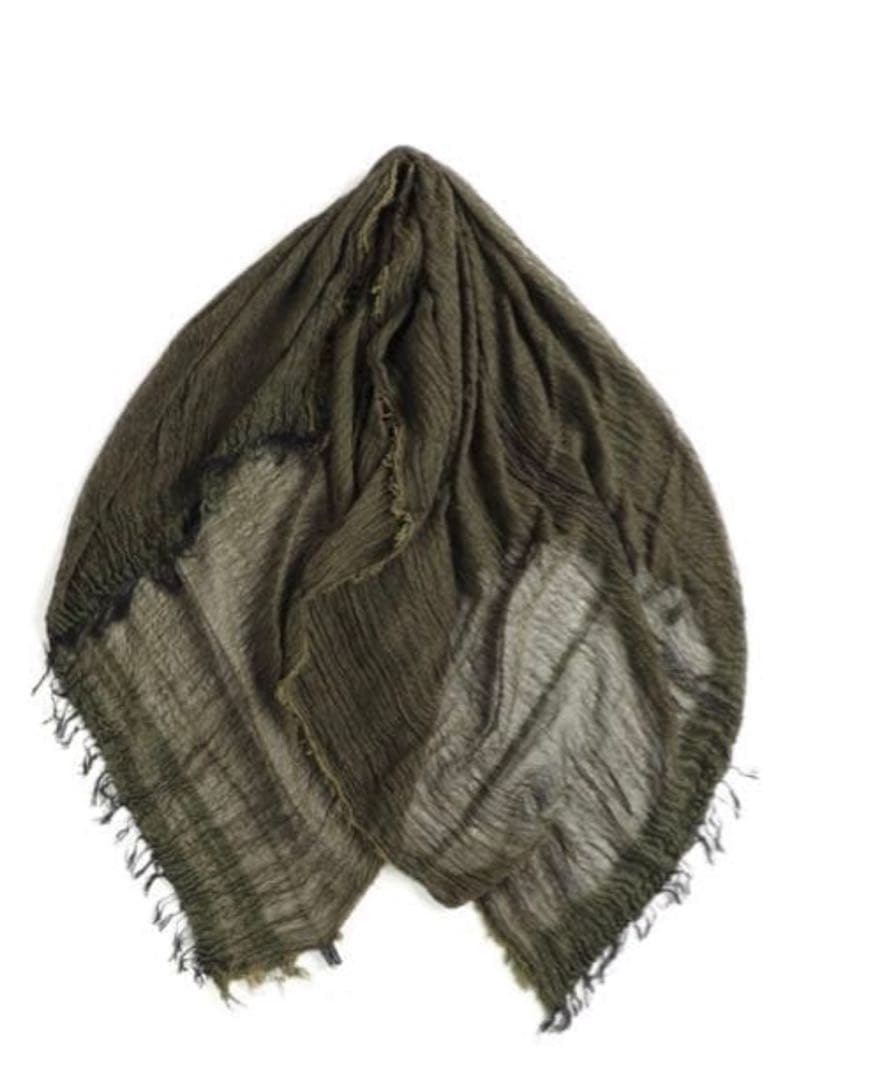 タマキニイメ　bacic cottonショール　BIG /31 KHAKI