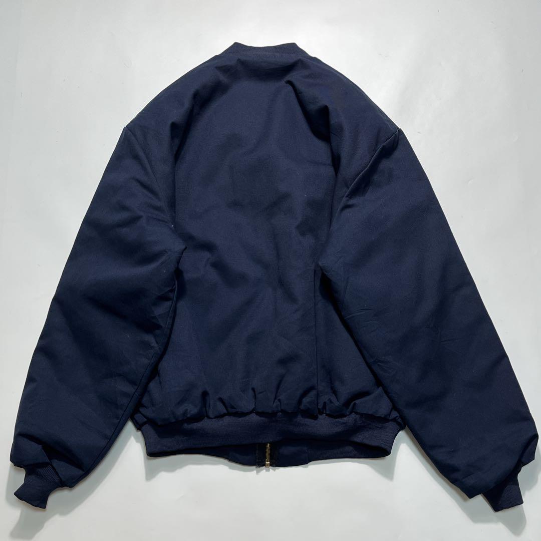 90s レッドキャップ USA製 MA1型 ワークジャケット L 紺 7932