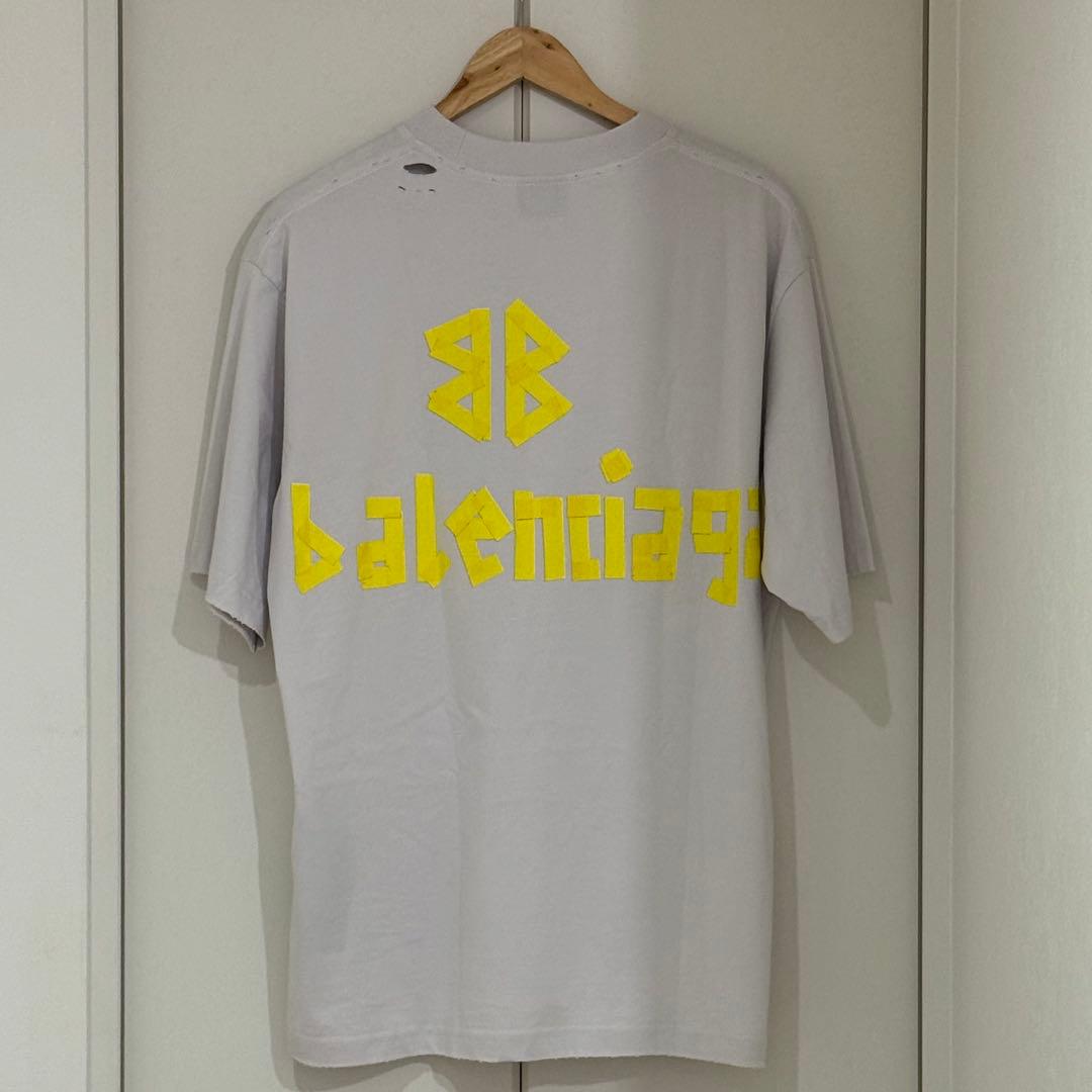 【交渉可】BALENCIAGA ロゴプリントTシャツ
