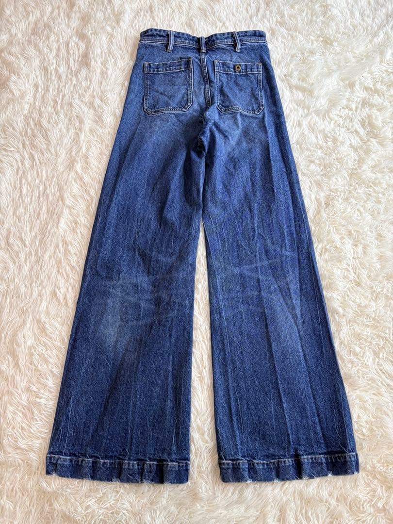 polo ralph lauren ワイド　デニム　パンツ　ストレッチ　25