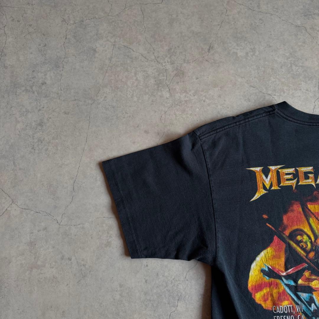 古着00's MEGADETH 】アメリカンツアーバンドTシャツ