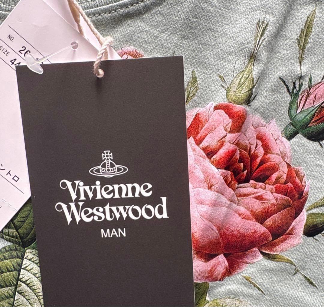 ち*ん様 VivienneWestwood Tシャツ オーブ刺繍 グリーン 新品