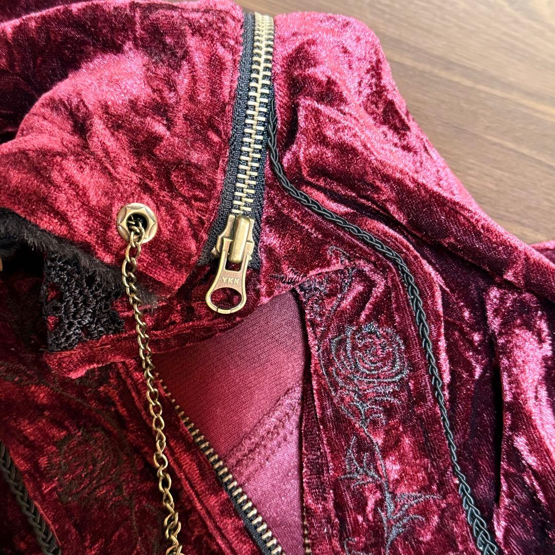 なまは　OZZ ONESTE ベルベット ファー付ロングコート　オッズオン