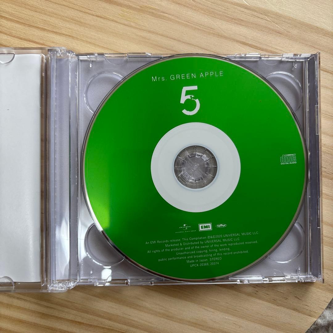 Mrs. GREEN APPLE 5 CD+DVD 初回限定盤