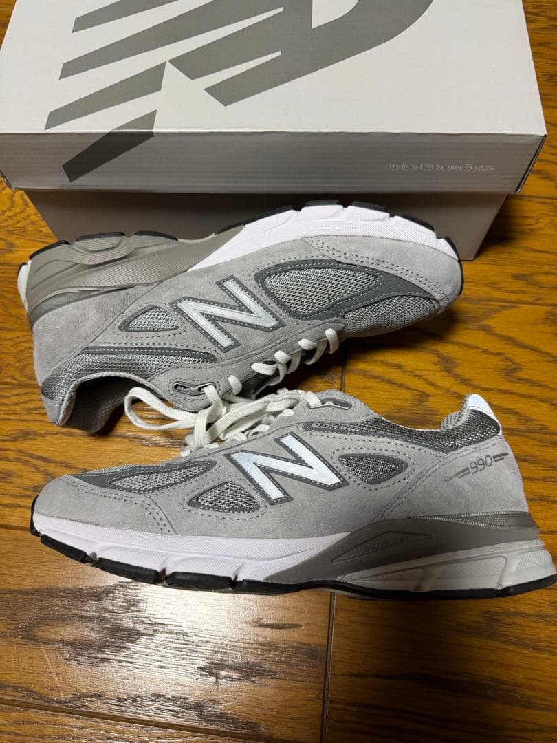 New Balance 990 V4 U990GR4 着用1回