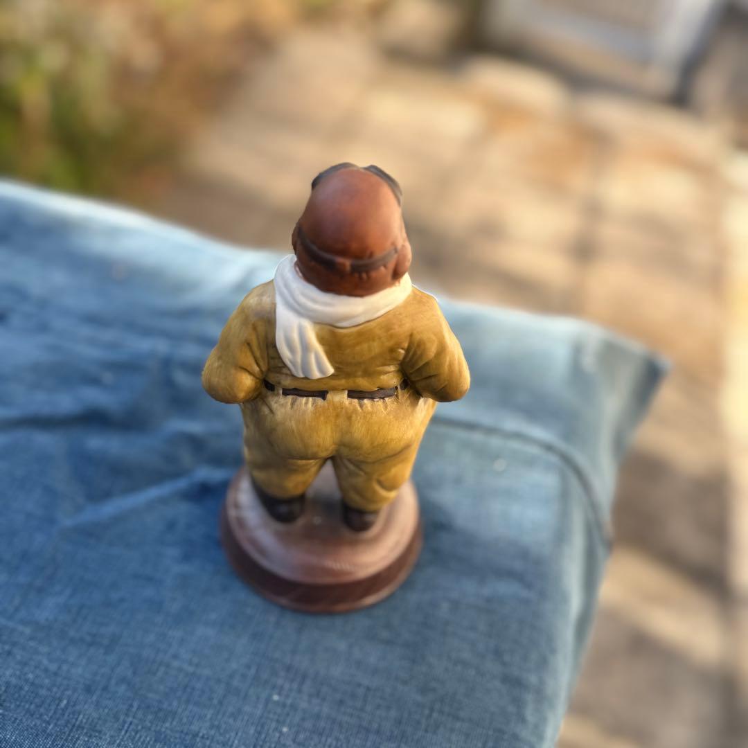 スタジオジブリ 紅の豚 磁器オルゴール 飛行機服 ポルコロッソ フィギュア