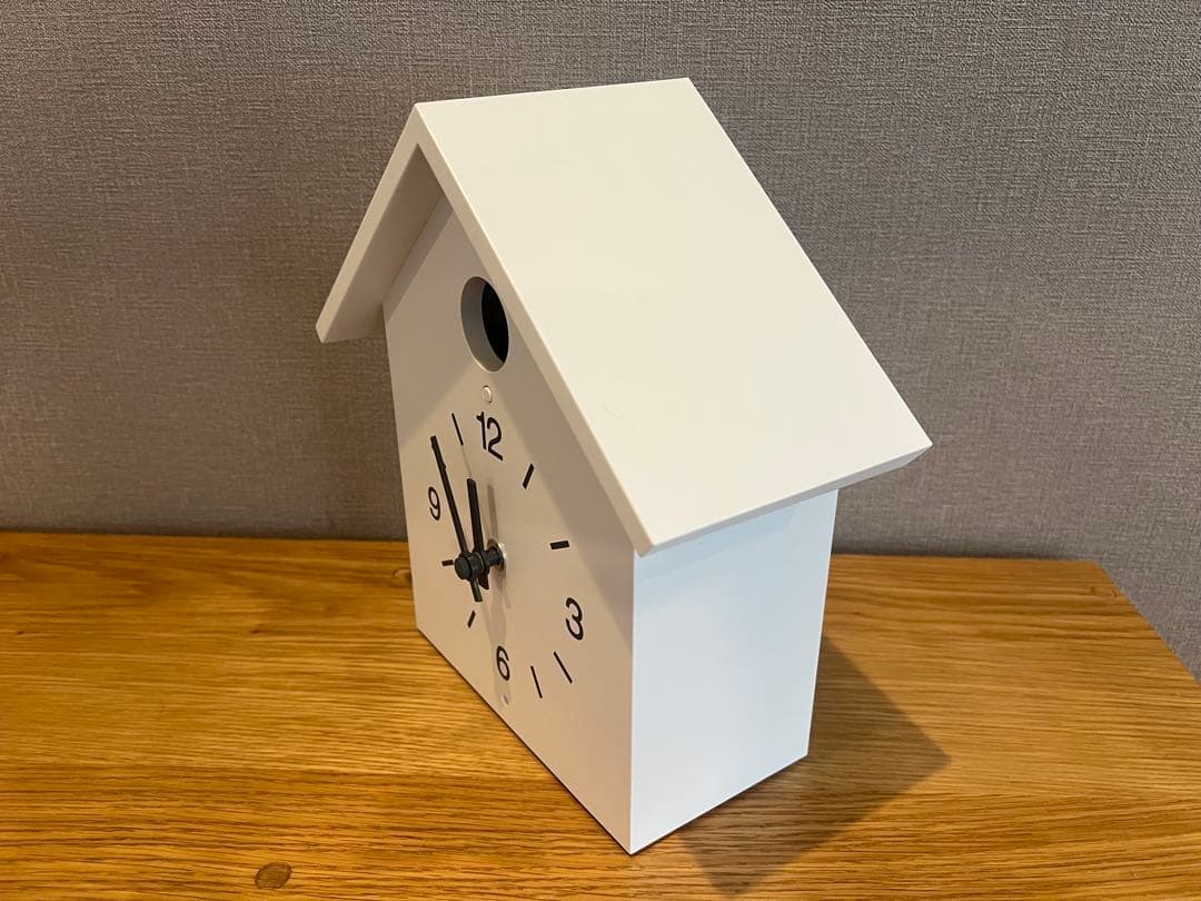 無印良品　鳩時計 大 ホワイト