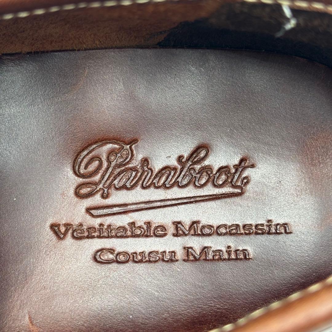 Parabootパラブーツ BARTH バース レザー デッキシューズ　約29㎝