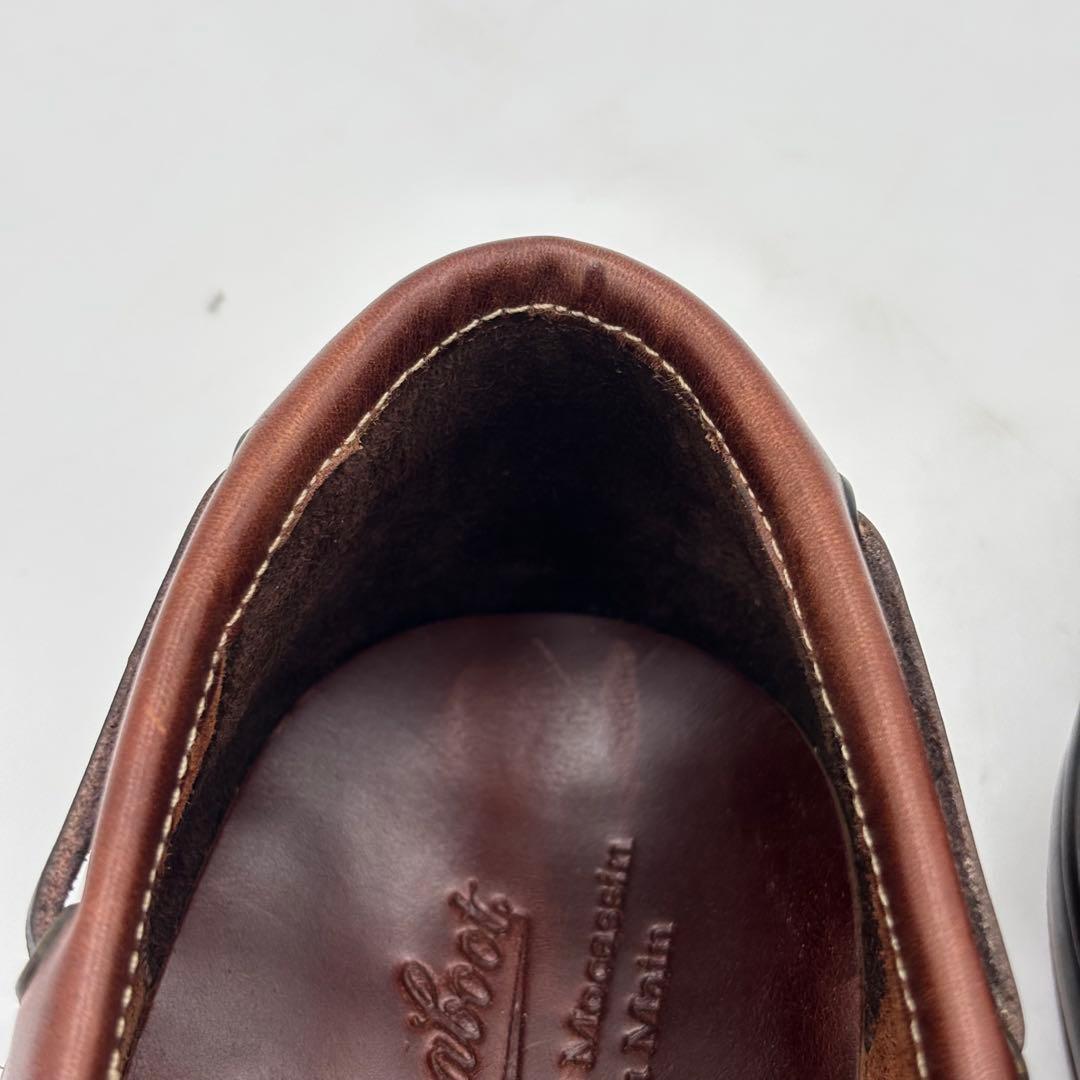 Parabootパラブーツ BARTH バース レザー デッキシューズ　約29㎝