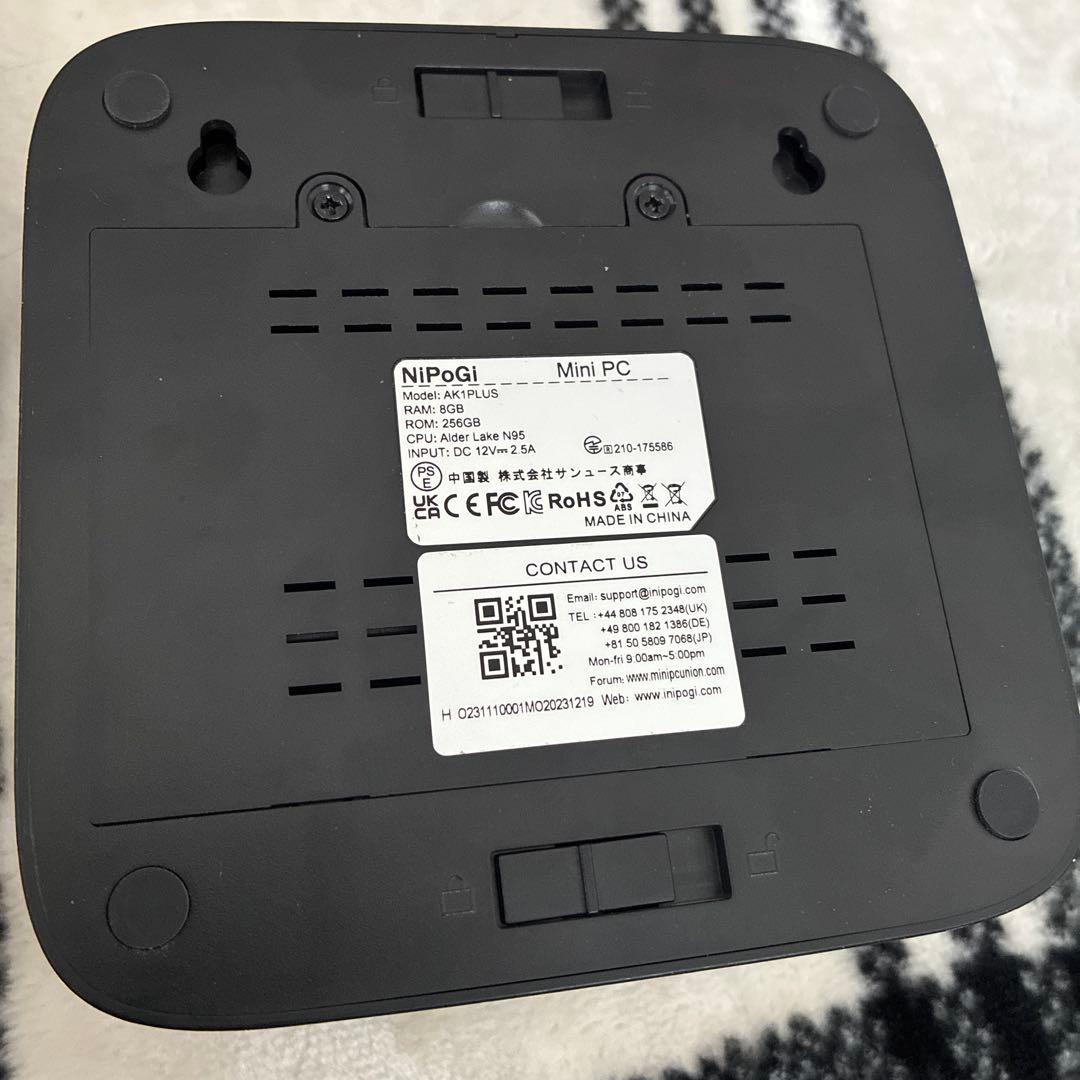 ミニPC Nipogi Mini PC AK1PLUS N95