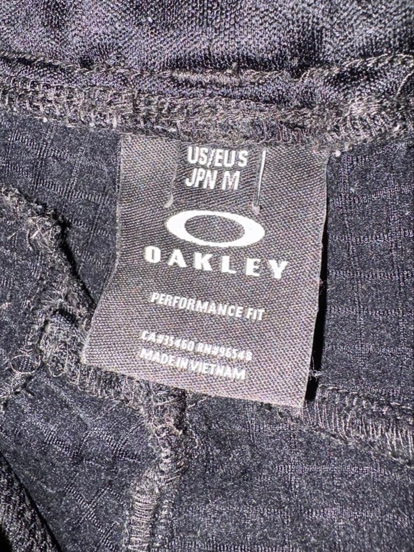 OAKLEY フード付きジャージ上下セット 黒　メンズ