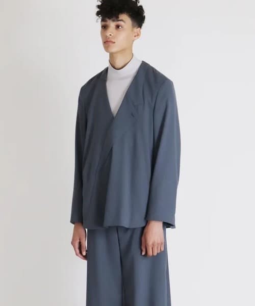 トップス ETHOSENS Wool Pullover Jacket