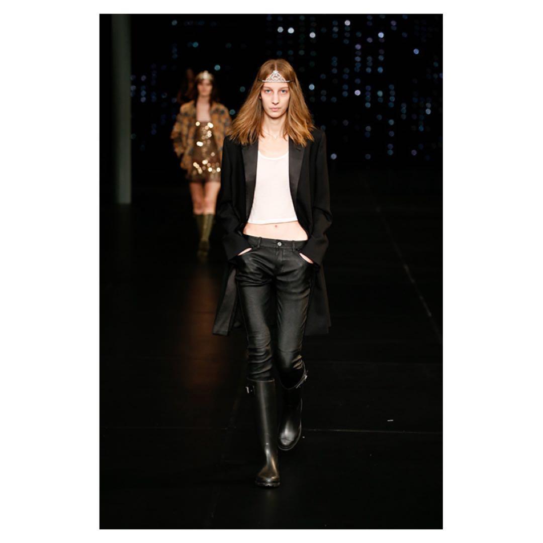 saint laurent y2k hedi期 ラバー レイン ブーツ レア