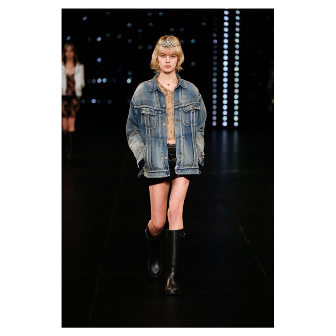 saint laurent y2k hedi期 ラバー レイン ブーツ レア