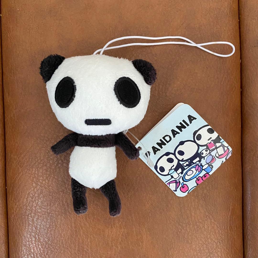 ぱんだにあ　ぬいぐるみマスコット PANDANIA ストラップ 2個セット